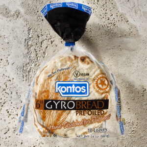 Kontos Gyro Bread 6″