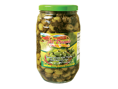 Aldayaa Green Olives with Thyme