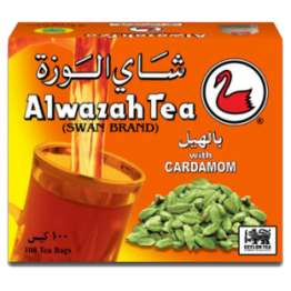 Alwazah Cardamom Teabags 100TB