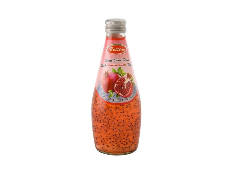 Azure Basil Seed Drink Pomegranate