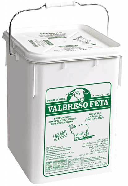 Valbreso French Sheep’s Milk Feta in Pail