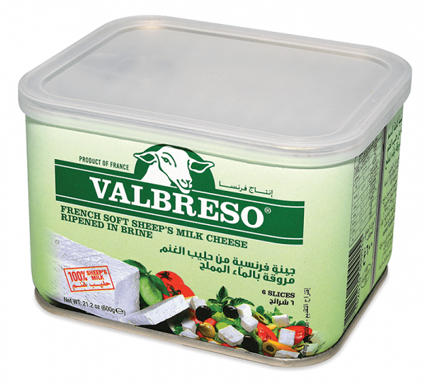 Valbreso French Sheep’s Milk Feta in Brine Tin